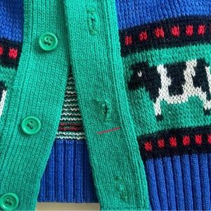 Vintage cow cardigan 🐄💙